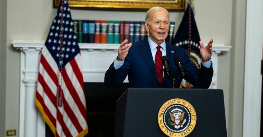 Biden breaks silence on university protests and condemns violence on campuses