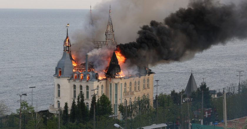 Deadly Russian attacks hit a civilian center and other targets in Odessa