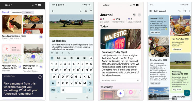 Write down your thoughts in a digital journal on your phone