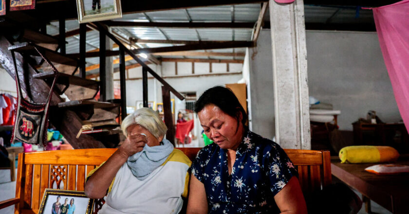 In Thailand, a distant vigil for hostages ends with happy tears.