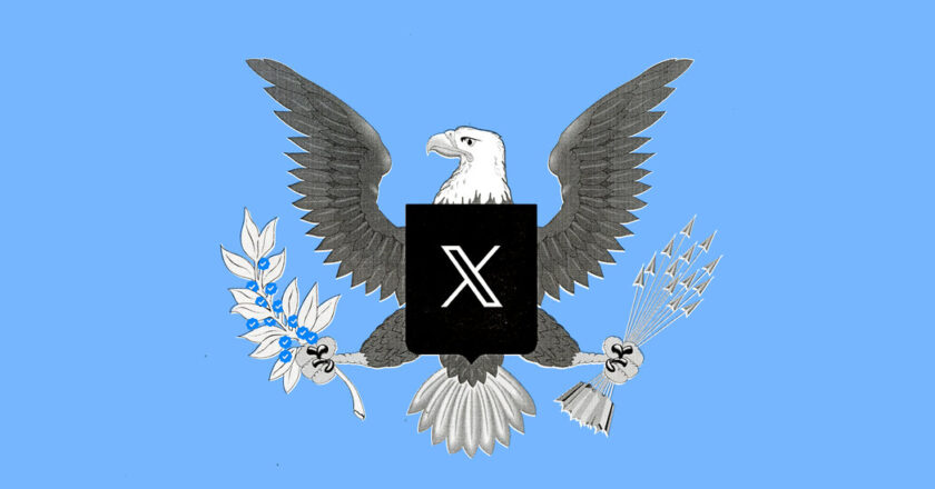 As x is benefiting while Musk recommends Trump