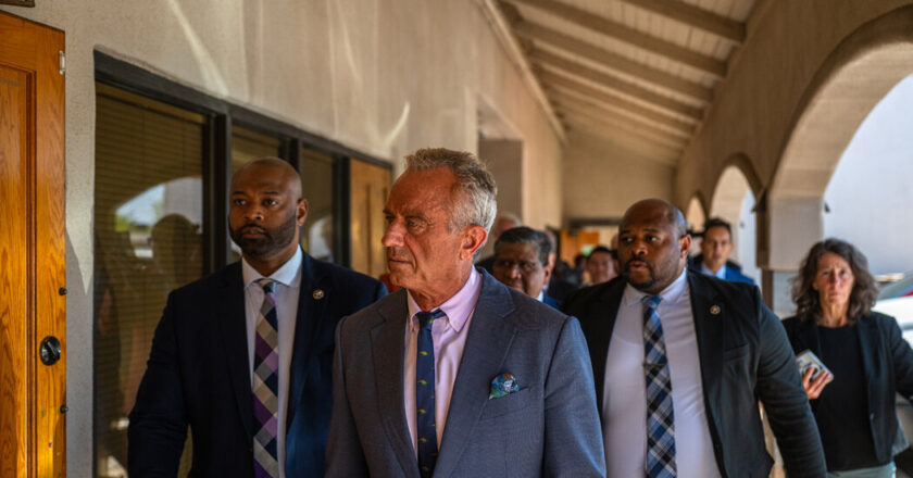 Among the tension around HHS cuts, Kennedy meets the tribal leader