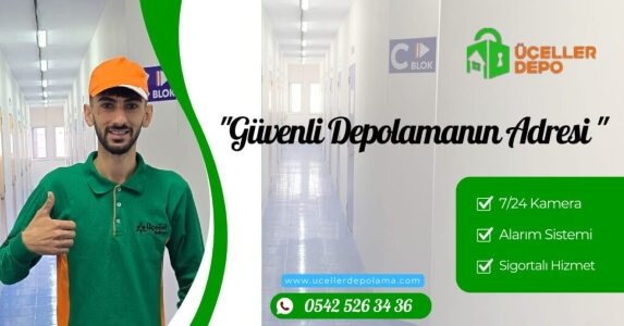 Profesyonel eşya depolama alanı aracılığıyla emniyetli aynı zamanda uzun süreli depolama seçenekleri