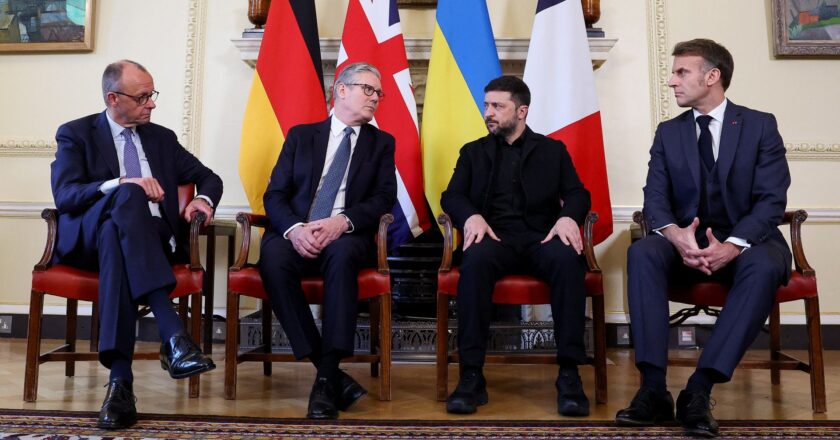 Europe urged to intensify pressure on Russia, No 10 states after Zelenskyy talks